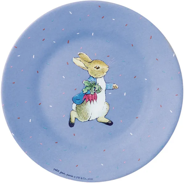 Peter Kanin, tallerken blå